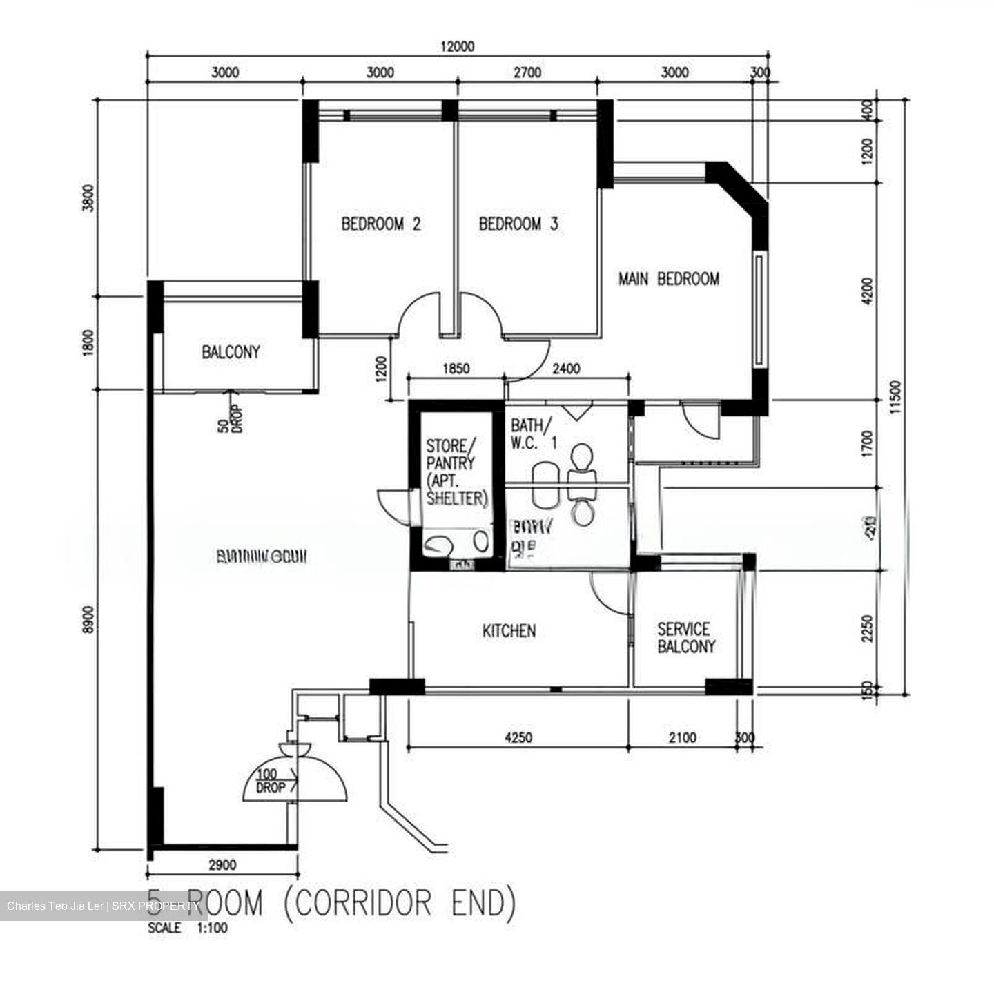 Blk 544 Woodlands Drive 16 (Woodlands), HDB 5 Rooms #543919361
